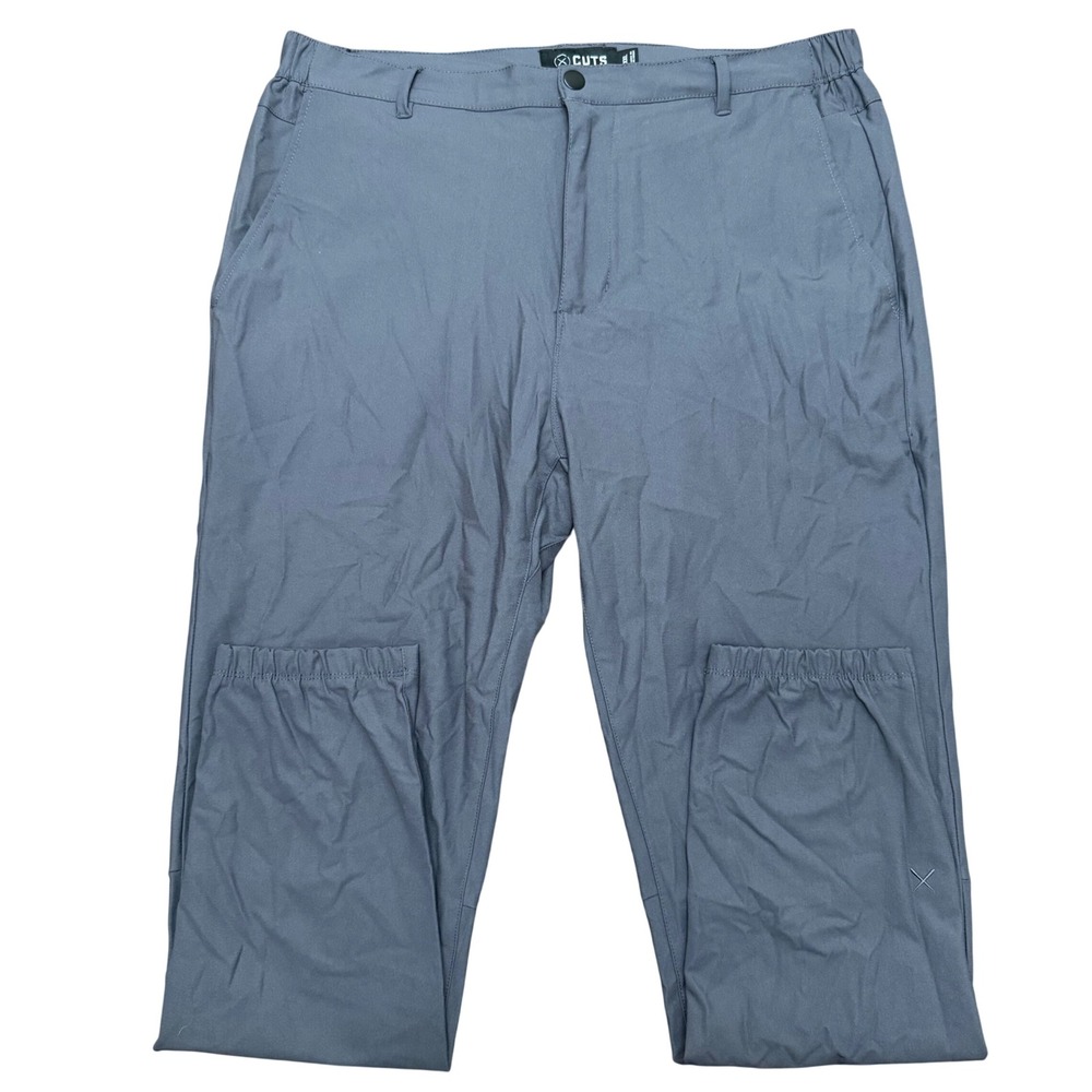 Cuts AO Joggers Mens XXL Grey Technical Performance Business Casual MB10057L